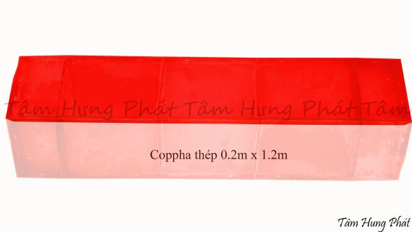 Coppha Thép 0,22m x 1,5 m